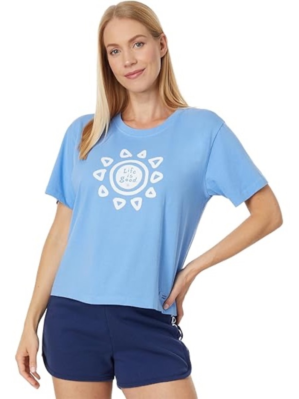 Life is Good Boxy Crusher Tee